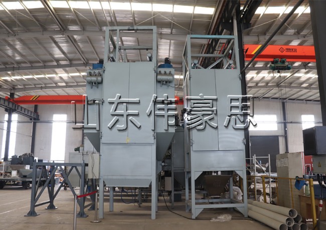 石墨粉自動(dòng)噸袋拆包機(jī)，無塵噸包卸料站圖片
