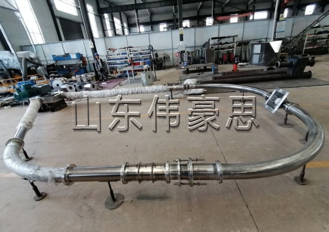 環(huán)形管鏈粉體輸送機(jī)，塑料顆粒管鏈輸送系統(tǒng)